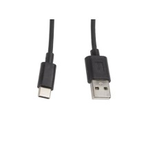 Lanberg cable USB 2.0 Type-C(M)-AM 1m black CA-USBO-10CC-0010-BK