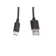 Lanberg cable USB 2.0 Type-C(M)-AM 1m black CA-USBO-10CC-0010-BK