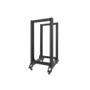 Lanberg open rack 19'' 22U/600x800mm black OR01-6822-B