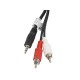 Lanberg stereo cable Mini Jack(M)-2x Chinch(M) 5m CA-MJRC-10CC-0050-BK