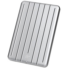 External HDD Silicon Power Armor A75 2.5'' 1TB USB 3.0, thin, shockproof, Silver SP010TBPHDA75S3S