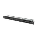 Lanberg Patch Panel 48 port 1U, cat. 5e, black PPU5-1048-B