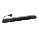 Legrand elosztósor(PDU), 19", 1U, 6 aljzat, gyermekvédett, 3 méter Legrand elosztósor(PDU), 19", 1U, 6 aljzat, gyermekvédett, 3 méter