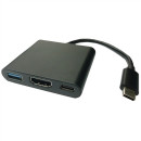 VALUE USB 3.1 C - HDMI Adapter + USB3.0 A + USB C power delivery