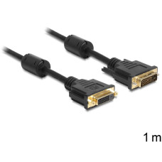 Delock Extension cable DVI 24+1 male female 1m 83185 Delock Extension cable DVI 24+1 male female 1m 83185