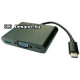 USB 3.1 C-VGA+USB3.0+USB3.1 C adapter 12.99.3201 USB 3.1 C-VGA+USB3.0+USB3.1 C adapter 12.99.3201