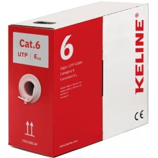 KE-Line Cat.6 (U/UTP) 305m LSOH &aacute;rny&eacute;kolatlan fali k&aacute;bel KE400U23LSOH-ECA