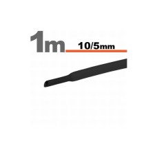Zsugorcső 10mm / 5mm fekete 11023F