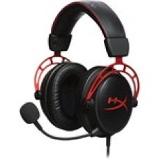 HYPERX Headset Cloud Alpha Gaming, fekete-v&ouml;r&ouml;s HX-HSCA-RD/EM