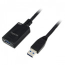 LOGILINK USB 3.0 hosszabbító kábel, fekete, 5 m UA0127