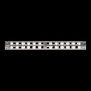 NIKOMAX Döntött UTP Patch panel, Cat.5e , Snap-in betétes, 1U