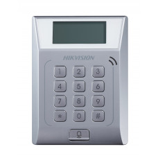 Hikvision DS-K1T802M beléptető vezérlő, Mifare(13.56Mhz), LCD, kártya/kód, RJ45/RS-485/WG26/WG34, 12 Hikvision DS-K1T802M beléptető vezérlő, Mifare(13.56Mhz), LCD, kártya/kód, RJ45/RS-485/WG26/WG34, 12
