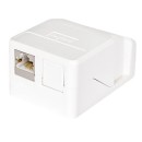 Legrand süllyesztett szerelvény 2xRJ45 keystone port fogadására, döntött, fehér burkolattal és keret Legrand süllyesztett szerelvény 2xRJ45 keystone port fogadására, döntött, fehér burkolattal és keret
