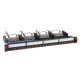 Legrand LCS3 patch panel 24xRJ45 (6xRJ45 modulok) Cat6A, STP, 1U, gyorscsatlakozók Legrand LCS3 patch panel 24xRJ45 (6xRJ45 modulok) Cat6A, STP, 1U, gyorscsatlakozók