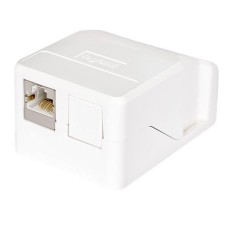 Legrand 2xRJ45 Keystone doboz, Linkeo, portok n&eacute;lk&uuml;l