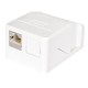 Legrand 2xRJ45 Keystone doboz, Linkeo, portok nélkül Legrand 2xRJ45 Keystone doboz, Linkeo, portok nélkül