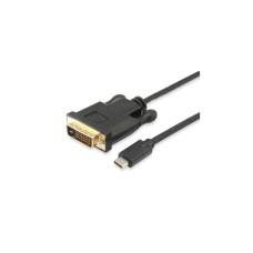 Equip Átalakító Kábel - 133468 (USB-C - DVI-D Dual-Link kábel, apa/apa, 1,8m) Equip Átalakító Kábel - 133468 (USB-C - DVI-D Dual-Link kábel, apa/apa, 1,8m)