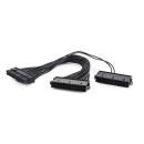 Gembird dual 24-pin internal PC power extension cable, 0.3m CC-PSU24-01 Gembird dual 24-pin internal PC power extension cable, 0.3m CC-PSU24-01