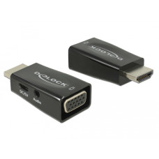 DELOCK Átalakító HDMI-A male to VGA female audió funkcióval 65901 DELOCK Átalakító HDMI-A male to VGA female audió funkcióval 65901