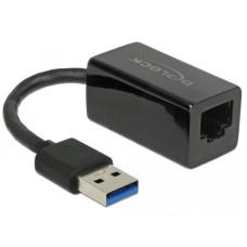 DELOCK Átalakító USB 3.0 to Gigabit LAN kompakt, fekete 65903