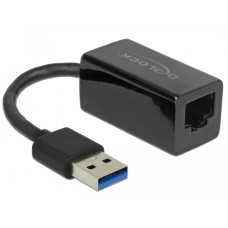 DELOCK Átalakító USB 3.0 to Gigabit LAN kompakt, fekete 65903 DELOCK Átalakító USB 3.0 to Gigabit LAN kompakt, fekete 65903