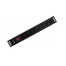 WP Multiple Socket for rack 19", 8*IEC C13 sockets with switch, Schuko Plug 16A, 1U WP Multiple Socket for rack 19", 8*IEC C13 sockets with switch, Schuko Plug 16A, 1U