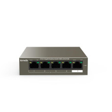 Tenda TEG1105P-4-63W 5 X 10/100/1000Mbps Switch, 4 X PoE, max 58W TEG1105P-4-63W Tenda TEG1105P-4-63W 5 X 10/100/1000Mbps Switch, 4 X PoE, max 58W TEG1105P-4-63W