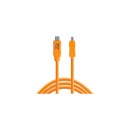TetherPro USB-C to 2.0 Mini-B 5-Pin, (4.6m) ORG TetherPro USB-C to 2.0 Mini-B 5-Pin, (4.6m) ORG