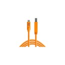 TetherPro USB-C to 3.0 Male B, (4.6m) ORG TetherPro USB-C to 3.0 Male B, (4.6m) ORG