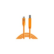 TetherPro USB-C to 3.0 Male B, (4.6m) ORG TetherPro USB-C to 3.0 Male B, (4.6m) ORG