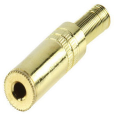 Valueline 3.5mm stereo socket gold+