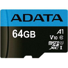 ADATA Premier Micro SDXC UHS-I 64GB 85/25 MB/s AUSDX64GUICL10A1-RA1 ADATA Premier Micro SDXC UHS-I 64GB 85/25 MB/s AUSDX64GUICL10A1-RA1