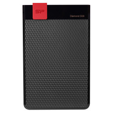 Silicon Power K&uuml;lső HDD - D30, USB 3.0, 5TB, 15mm: Float design, IPX4, Black SP050TBPHDD3LS3K SP050TBPHDD3LS3K