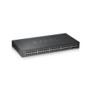 ZyXEL GS1920-48v2 48port GbE LAN 4port Gbe combo RJ45/SFP L2 menedzselhető switch GS1920-48V2-EU0101F