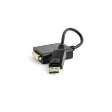 Gembird Displayport v1.2 male to DVI (24+5) female adapter, black A-DPM-DVIF-03