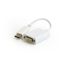 Gembird Displayport v1.2 male to DVI (24+5) female adapter, white A-DPM-DVIF-03-W