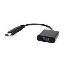 Gembird adapter displayport 1.1-VGA, on cable, black, blister AB-DPM-VGAF-02 Gembird adapter displayport 1.1-VGA, on cable, black, blister AB-DPM-VGAF-02