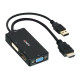 LINDY HDMI-DP/DVI/VGA konverter 38182