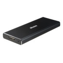 SSD ház AKASA M.2 NGFF - USB 3.1 Fekete (2230, 2242, 2260 & 2280) AK-ENU3M2-BK