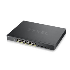 ZYXEL Switch 24x Gigabit POE + 4x 10G SFP+ hybird mode, standalone or NebulaFlex Cloudt Menedzselhető (375W POE) XGS1930-28HP-EU0101F