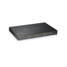 ZYXEL Switch 48x Gigabit POE + 4x Gigabit Combo hybird mode, standalone vagy NebulaFlexSmart Menedzselhető (375W) GS192048HPV2-EU0101F