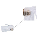 Gembird LAN modular plug 8P8C for solid CAT6 LAN cable, 30U'' LC-8P8C-002/100