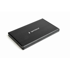 Gembird HDD/SSD enclosure for 2.5'' SATA - USB 3.0, brushed aluminium, Black EE2-U3S-3