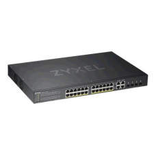 ZYXEL Switch 24x Gigabit + 4x Gigabit Combo (RJ45/SFP) hybird mode, standalone vagy NebulaFlexSmart Menedzselhető (375W) GS192024HPV2-EU0101F ZYXEL Switch 24x Gigabit + 4x Gigabit Combo (RJ45/SFP) hybird mode, standalone vagy NebulaFlexSmart Menedzselhető (375W) GS192024HPV2-EU0101F