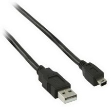 Valueline USB 2.0 USB A dugasz &ndash; USB mini 5 &eacute;rintkezős dugasz k&aacute;bel, 5,00 m