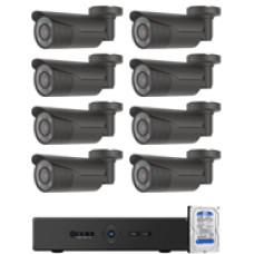 8 kamer&aacute;s varifok&aacute;lis AHD CP PLUS rendszer