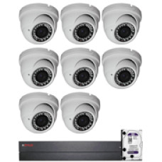 8 vari. dome kamerás HDCVI CP PLUS rendszer 8 vari. dome kamerás HDCVI CP PLUS rendszer