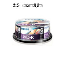 DVD-R Philips 4,7Gb 16x nyomtatható 25db/henger DM4S6B25F/00 DVD-R Philips 4,7Gb 16x nyomtatható 25db/henger DM4S6B25F/00