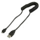 Valueline USB 2.0 USB A dugasz – USB mikro B dugasz kábel, 5,00 m