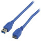 Valueline USB 3.0 USB A dugasz – USB mikro B dugasz kábel, 5,00 m